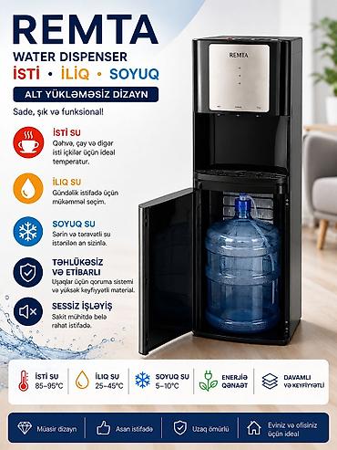 Dispenser Döşəməüstü, Su soyutma ilə, Yeni