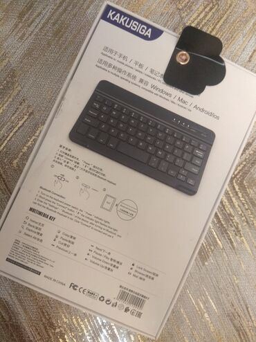 klaviatura bluetooth: KAKUSIGA Wireless Keyboard – portativ Bluetooth klaviatura - Mobil
