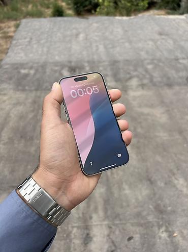 iphone en ucuz telefon: IPhone 15 Pro, 128 GB, White Titanium, Face ID, Zəmanət, Simsiz şarj — 2