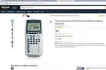 Druga oprema za računare i laptopove: Texas Instruments TI‑84 Plus Silver Edition – grafički kalkulator - — 15