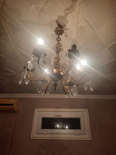 Boşqablar: Çılçıraq, 6 lampa, Metal