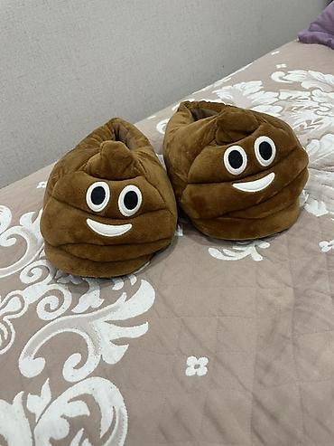 Домашние тапочки: Домашние тапочки, 37, 37.5, Б/у, цвет - Коричневый — 3