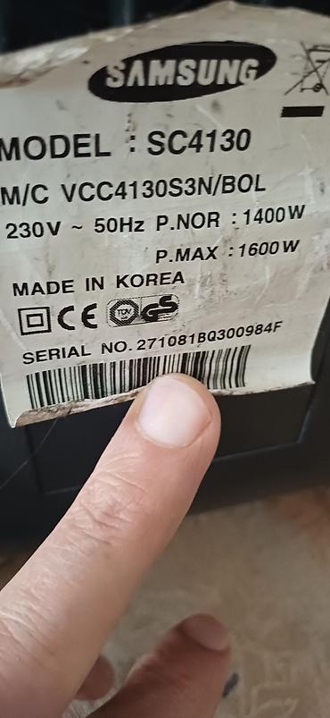 gsm n9: Samsung usisivač sa kesom – model SC4130 (VCC4130S3N/BOL) - Snaga — 6