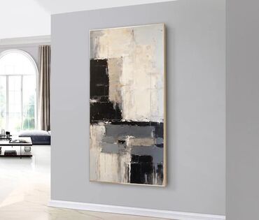 Dizayn, layihə: Modern. Abstrakt janr. Tək tablo. Müasir interyerdə mütləqdir, çünki — 34