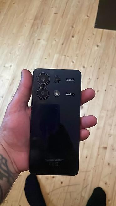 redmi note 13 qiyməti: Redmi Note 13, 256 GB, rəng - Qara, Barmaq izi — 1