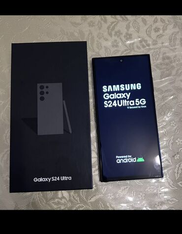 Samsung: Samsung Galaxy S24 Ultra, Б/у, 512 ГБ, цвет - Черный, 2 SIM, eSIM