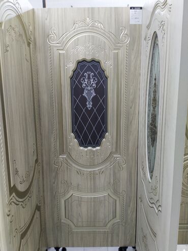 darvaza qapi rengleri: A-DOORS interyer qapı - Model: A-0029 - Rəng: boz (ağac naxışlı) -