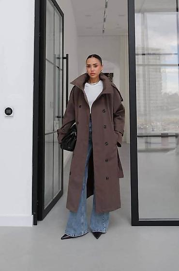 Kaputi: 09. - Viral Trench coat - Trenutno dostupan samo u BRAON boji - S M — 3