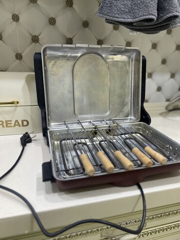 Fritozlar: Vertikal kabab aparatı, 5 şişli, Termostatsız, İşlənmiş