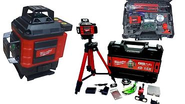 milwaukee: №: 10521 Məhsulun adı: Lazerli nivelir Milwaukee 16 şüa yaşıl şüa Tool — 1