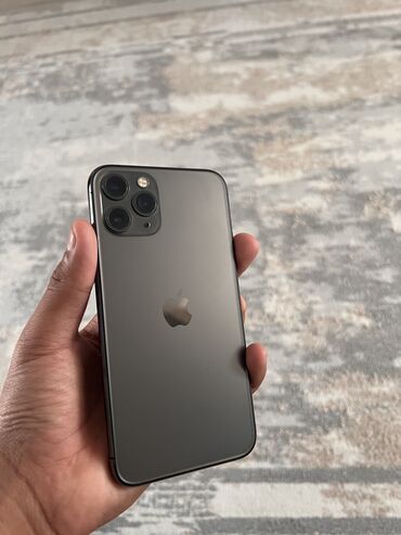 айрподс про 5: IPhone 11 Pro, Колдонулган, 256 ГБ, Space Gray, Каптама, Коргоочу айнек, 100 %