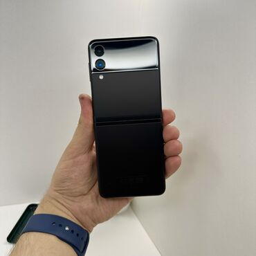 номер телефона: Samsung Galaxy Z Flip 3 5G, Б/у, 128 ГБ, цвет - Черный, 2 SIM