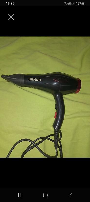 dyson fen qiyməti: Braun fen (saçqurudan) - Marka: Braun - Korpus: qara rəngli, kompakt — 1