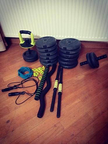 stanqlar: Ev üçün fitnes dəstı – çoxfunksiyalı ağırlıq və aksessuarlar paketi — 2