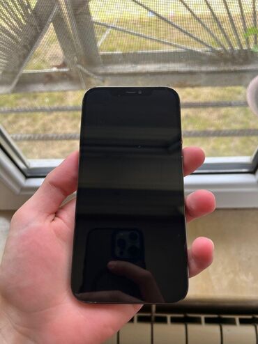 Apple iPhone: IPhone 12 Pro Max, 256 GB, Pacific Blue, Zəmanət, Face ID, Sənədlərlə