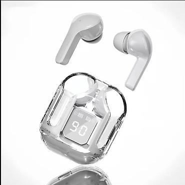 zaryadka apple watch: Şəffaf displeyli TWS Bluetooth qulaqlıq - Dizayn: Kompakt şarj qutusu — 3