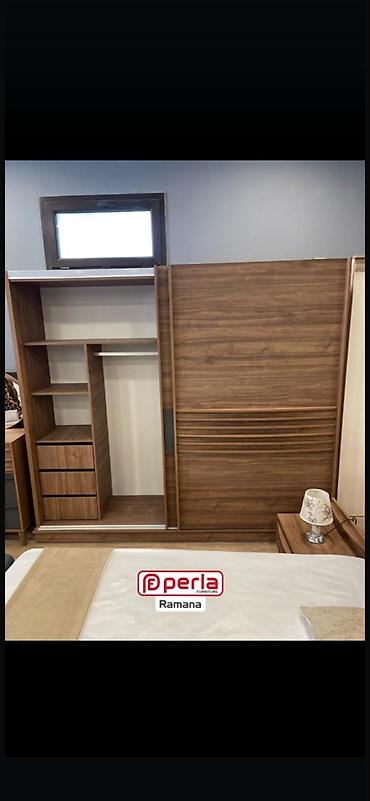 odun taxta: Yeni, 2 qapılı, Təkərli, Qəhvəyi, Taxta, Kupe, Düz dolab — 2