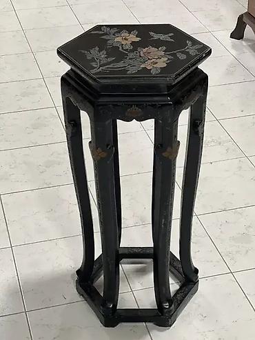 50cm: Stilski kineski postament Dobro stanje 35 x 35 cm visina 81 cm Licno — 7