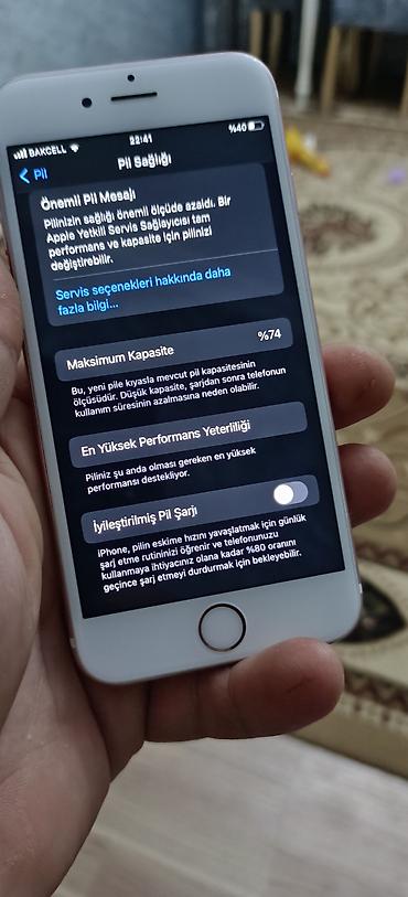 Apple iPhone: IPhone 6s, 64 GB, Çəhrayı, Face ID, Barmaq izi — 4