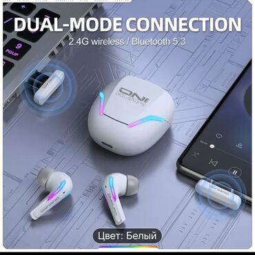 Qulaqcıqlar: Simsiz (Bluetooth) Qulaqcıqlar, rəng - Ağ