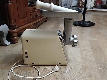 Elektrik ətçəkən maşın - Güclü elektrik motoru, şnurla qoşulur (220V