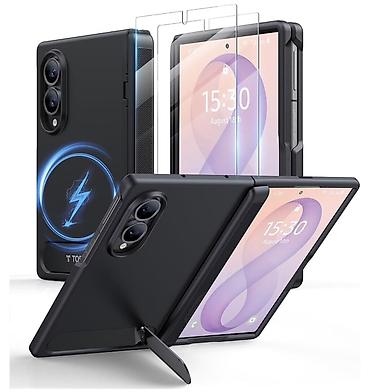 Чехол-подставка Samsung Galaxy Z Fold 8, черный. Функциональный at lalafo.kg Чехол-подставка Samsung Galaxy Z Fold 8, черный. Функциональный