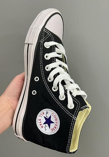 конверсы мужские: Кроссовки, 38, Converse, Новый, цвет - Черный, Платная доставка, Самовывоз — 3