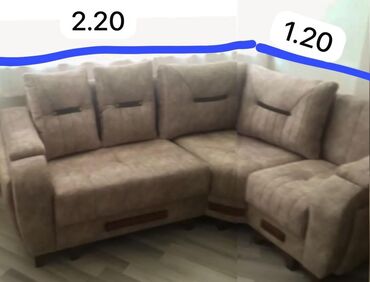 cay evi icareye verilir: Künc divan, İşlənmiş, Açılan, Bazalı