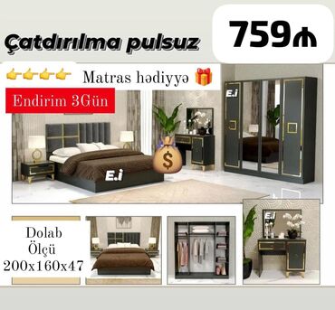 Yataq desti rəng seçimi var