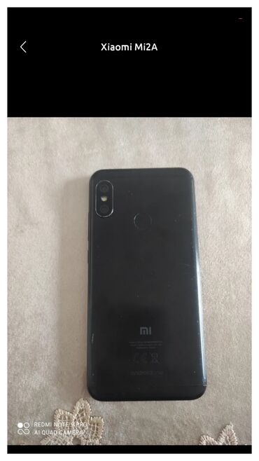 telefon üçün divar kağızları yüklə: Xiaomi Mi A2 Lite, 32 GB, rəng - Qara, 
 İki sim kartlı, Face ID, Zəmanət