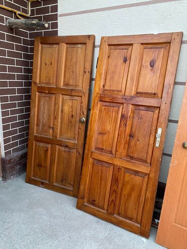 деревянные двери: Дверь с окнами, Дуб, Распашная, Б/у, 200 *80, Самовывоз, Платная доставка