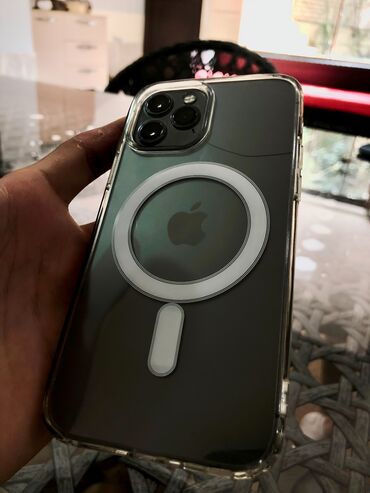 i̇pone 12: IPhone 12 Pro, 128 GB, Graphite, Simsiz şarj, Face ID