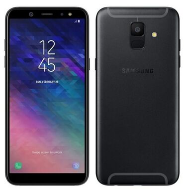 �������������� �������������� �� 7 �������� �� �������������� в Кыргызстан | Samsung: Samsung Galaxy A6 | 32 ГБ цвет - Черный | Сенсорный, Отпечаток пальца, Две SIM карты