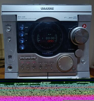 бу магнитолы в машину: Samsung MAX-J530 mini komponent audio sistemi kasset .disc .aux