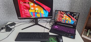 kompyuter keys: CPU - Intel core i5 11400H RAM - 16GB RTX 3050 SSD 500GB Təxminən 1il