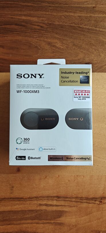 Minidisk və disk pleyerlər: Simsiz (Bluetooth) Qulaqcıqlar, Sony, rəng - Qara