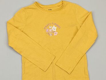 żółta bluzka z długim rękawem: Блузка, SinSay, 7 р., 116-122 см, стан - Ідеальний