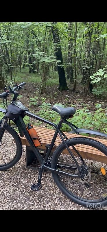 Şəhər və off-road üçün çoxfunksiyalı dağ velosipedi - Rəng: mat qara