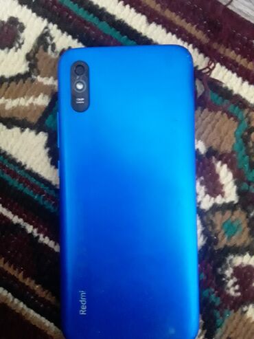 телефон сломанный: Xiaomi, Redmi 9A, Б/у, 32 ГБ, цвет - Синий, 2 SIM