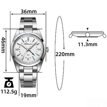 Ručni satovi: ADDIESDIVE AD2065 - 36mm - Bela — 15