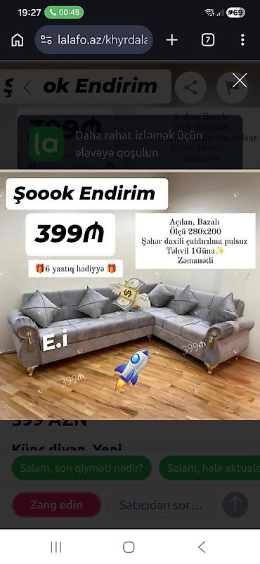 divan ortusu: Künc divan, Yeni — 1