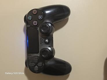 kohnə televizor satisi: PlayStation DualShock 4 (PS4) simsiz oyun pultu – qara rəng tam — 4