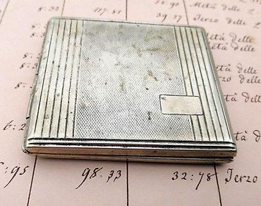 Upaljači i prateća oprema: Vintage Kraft Alpacca tabakera, označena, Robert Kraft. ANTIKVITET — 1