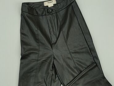 spodnie materiałowe damskie szerokie nogawki: Material trousers, Pull and Bear, XS (EU 34), condition - Very good