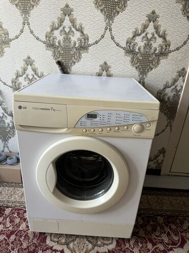 продажа стиральный машина: Стиральная машина LG, Б/у, Автомат, До 7 кг, Полноразмерная