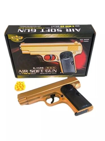 где можно купить пистолет: Airsoft Gun K-112B железный игрушечный пистолет! Полностью из