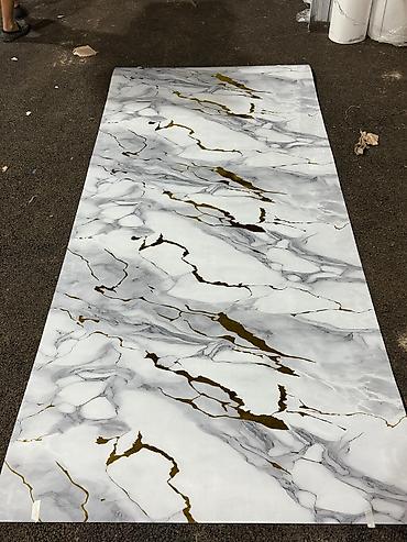 🏠 MƏRMƏR EFFEKTİ PVC DİVAR PANELLƏRİ ✨ 🔥 Evinizə həm qəşəng görünüş