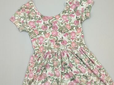 różowa sukienki w kwiatki: Sukienka, M, House, stan - Dobry