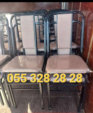 Stullar: Kafe və restoranlar üçün 4 nəfərlik 6 nəfərlik 8 nəfərlik stul və — 25