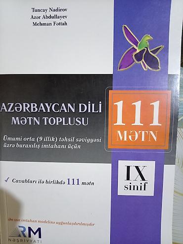 60 min dollar nece manatdir: Məhsul: “Azərbaycan dili – Mətn toplusu (111 mətn), IX sinif” — 1